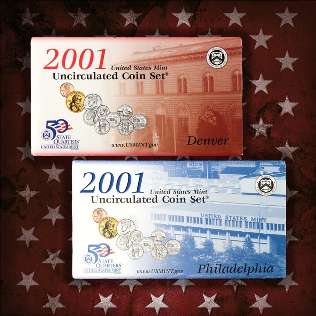 2000-2024 25 Years Mint Set Run - 584 Coins, 25 Complete Sets Comeplete 21st century Set - 3