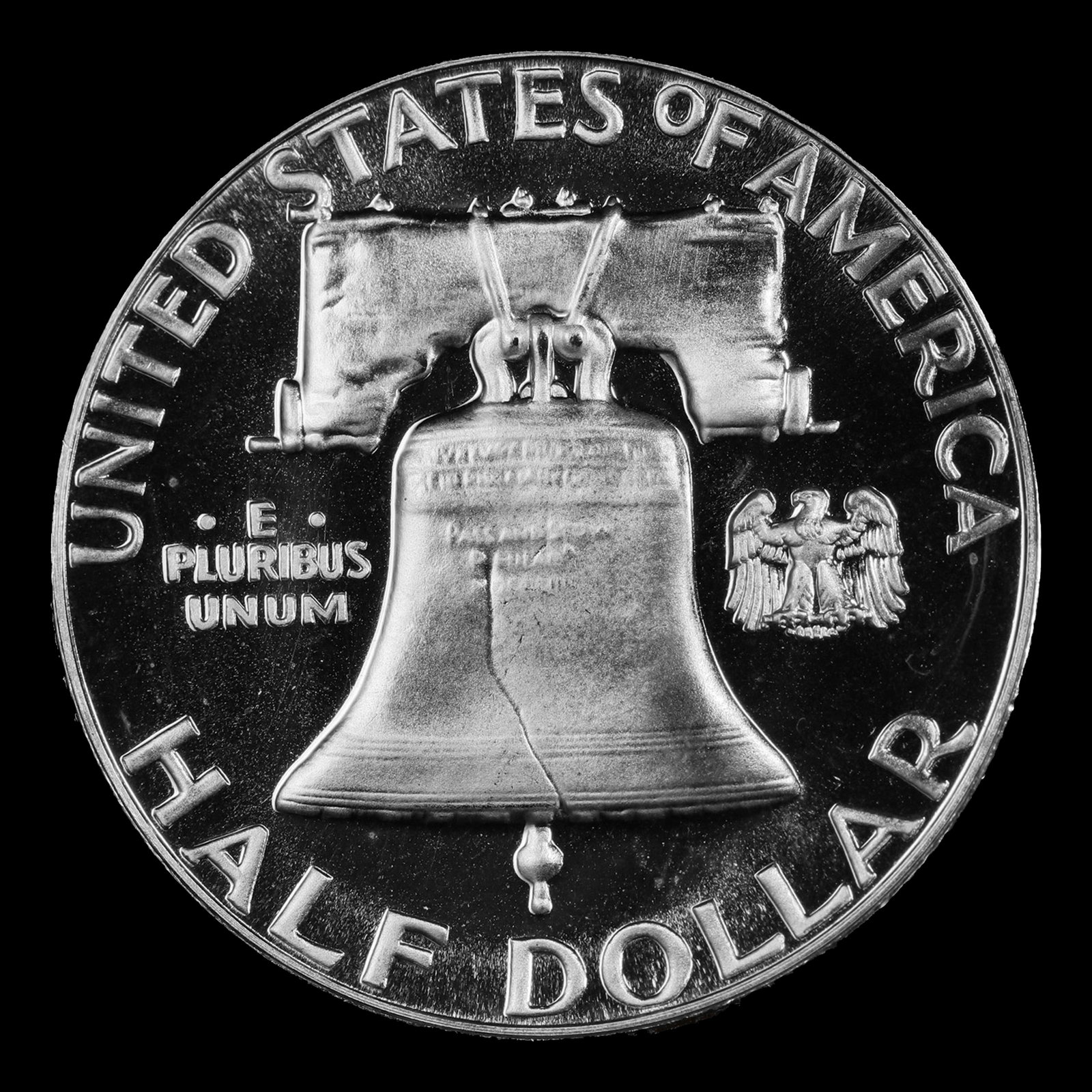 1956 Type 2 Proof Franklin Half Dollar TOP POP! 50c pr69 DCAM SEGS - 3