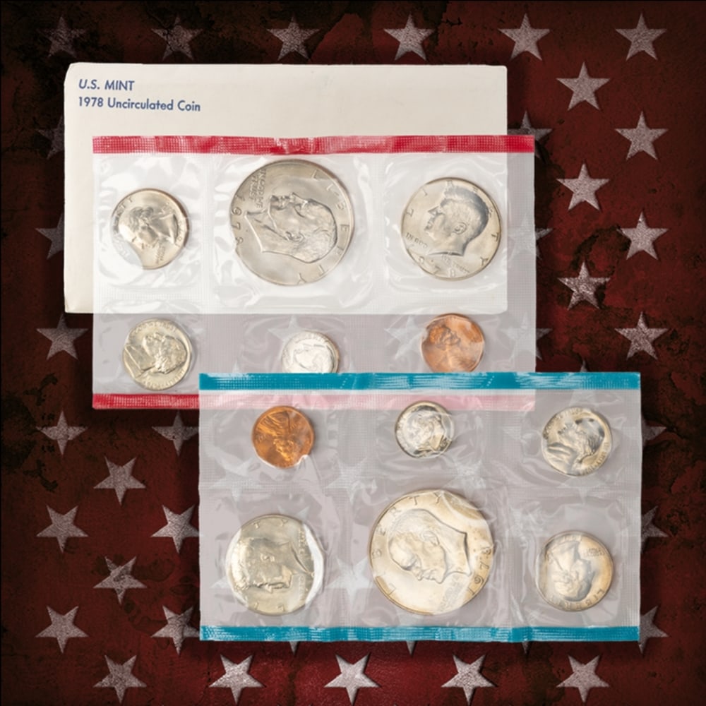 1970-1999 Mint Set Run 392 Coins 28 Complete Sets Includes All Ike Years - 10