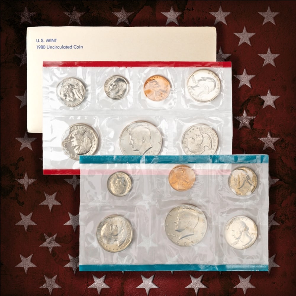 1970-1999 Mint Set Run 392 Coins 28 Complete Sets Includes All Ike Years - 12