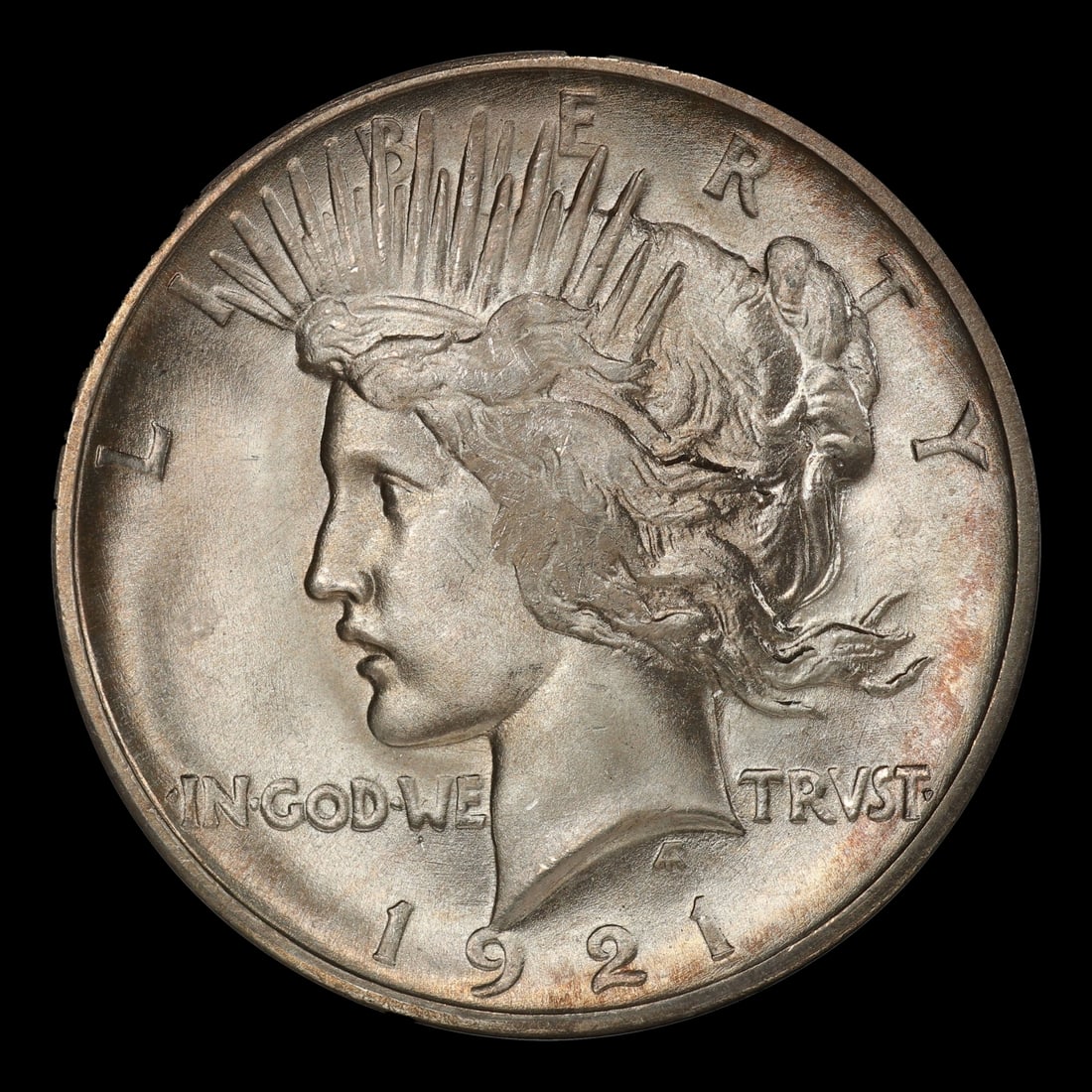 1921-p Peace Dollar $1 ms65 SEGS - 2