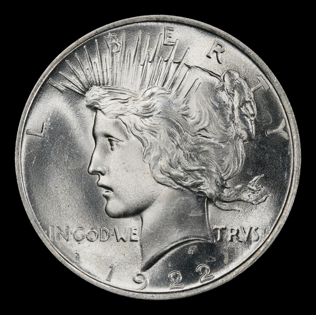 1922-p Peace Dollar Near Top Pop $1 ms66+ SEGS - 2