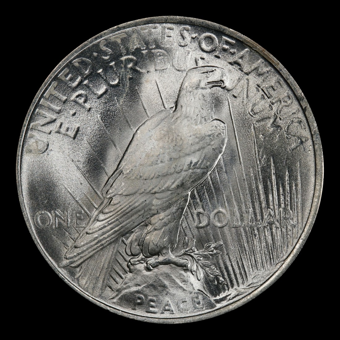1922-p Peace Dollar Near Top Pop $1 ms66+ SEGS - 3