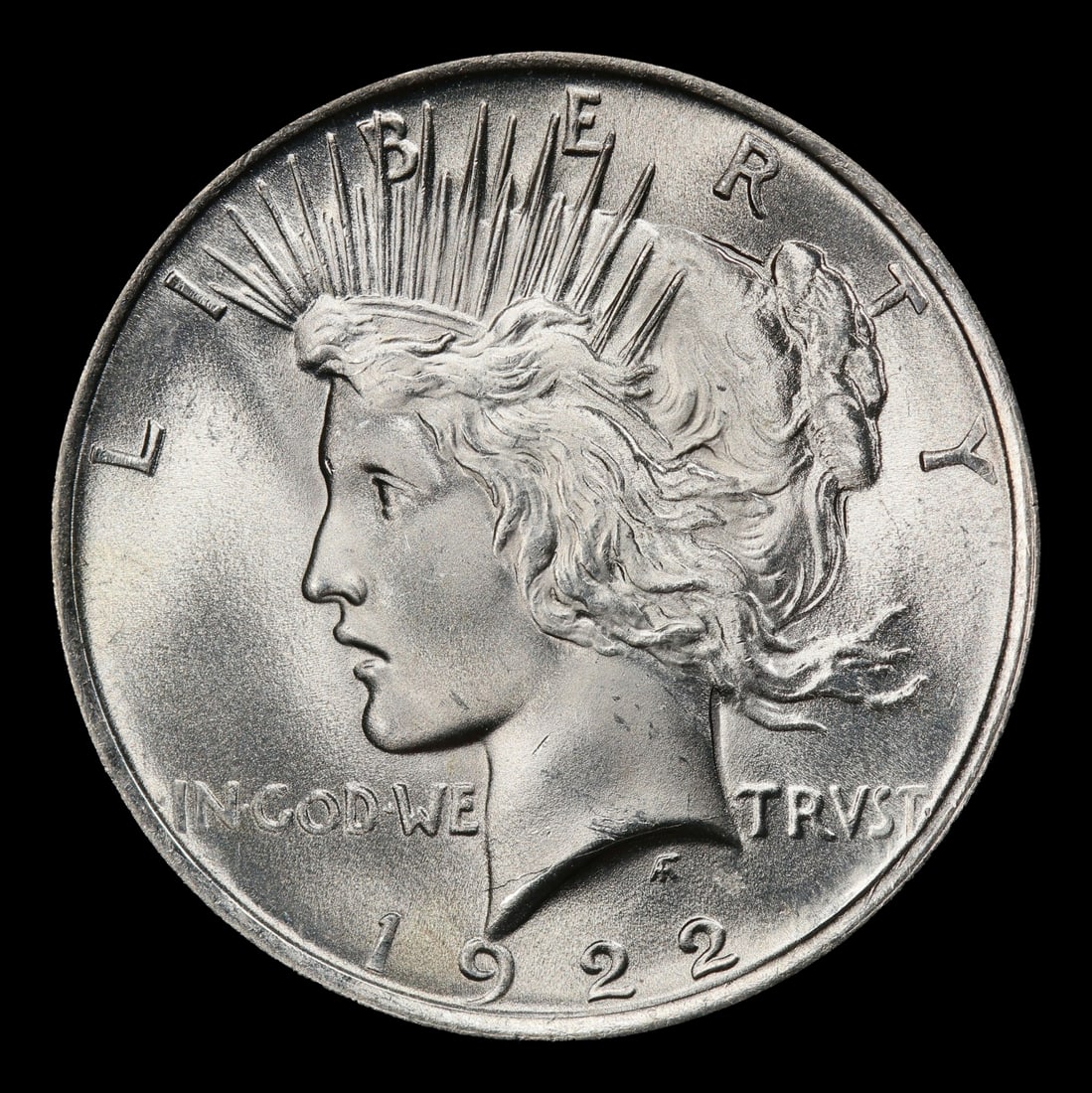 1922-p Peace Dollar Near Top Pop $1 ms66+ SEGS - 2