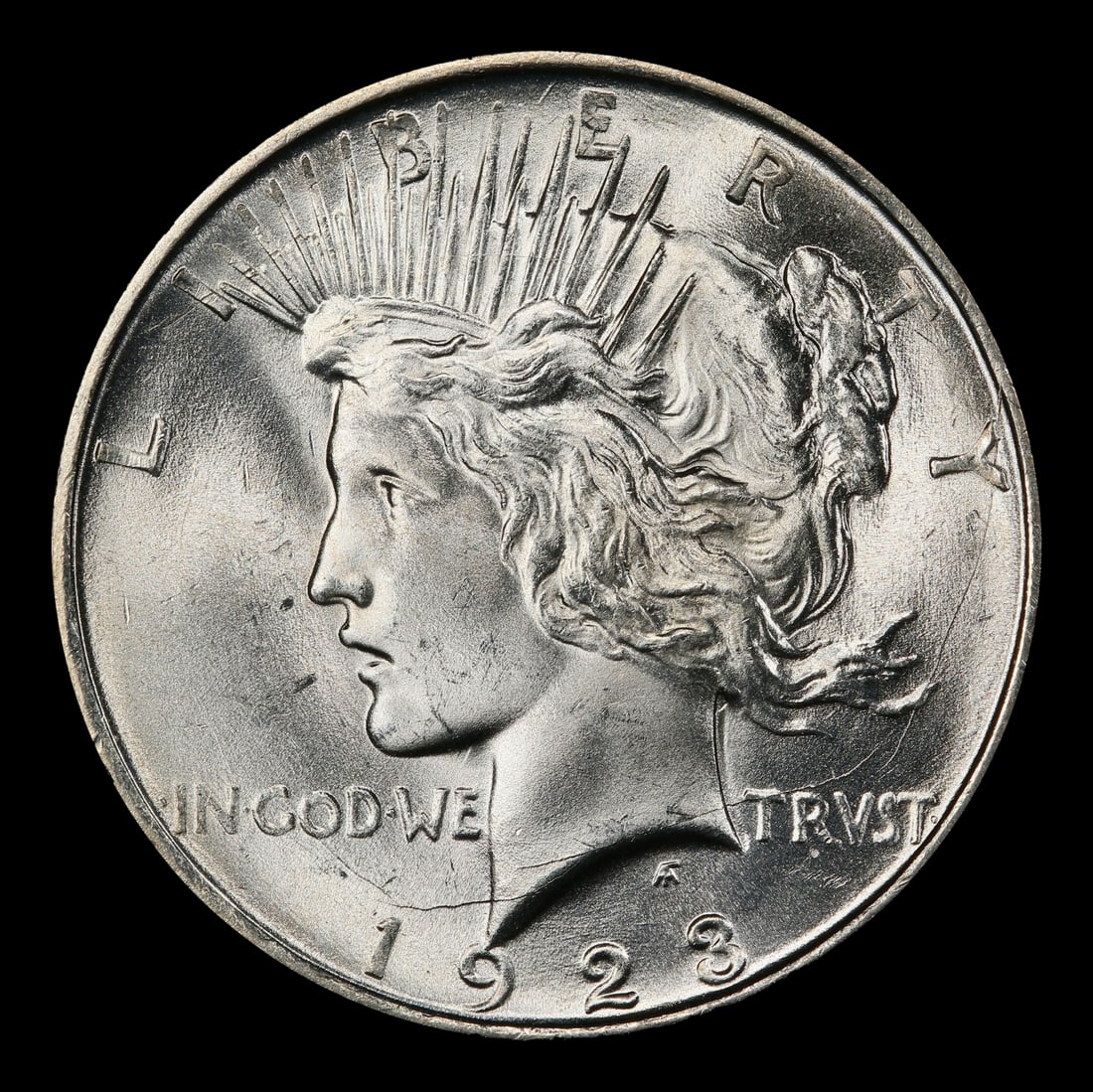 1923-d Peace Dollar $1 ms65 SEGS - 2