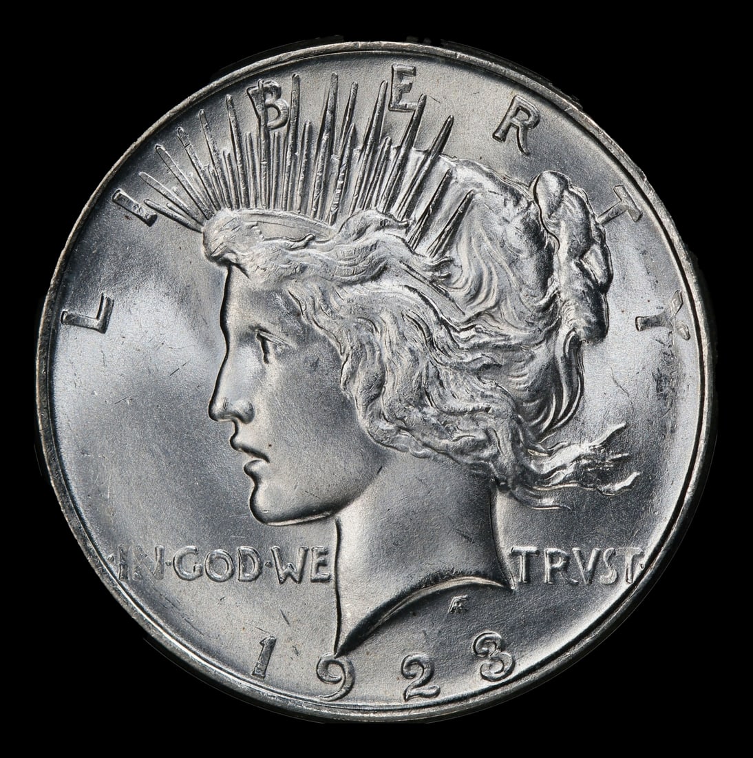 1923-d Peace Dollar $1 ms65+ SEGS - 2