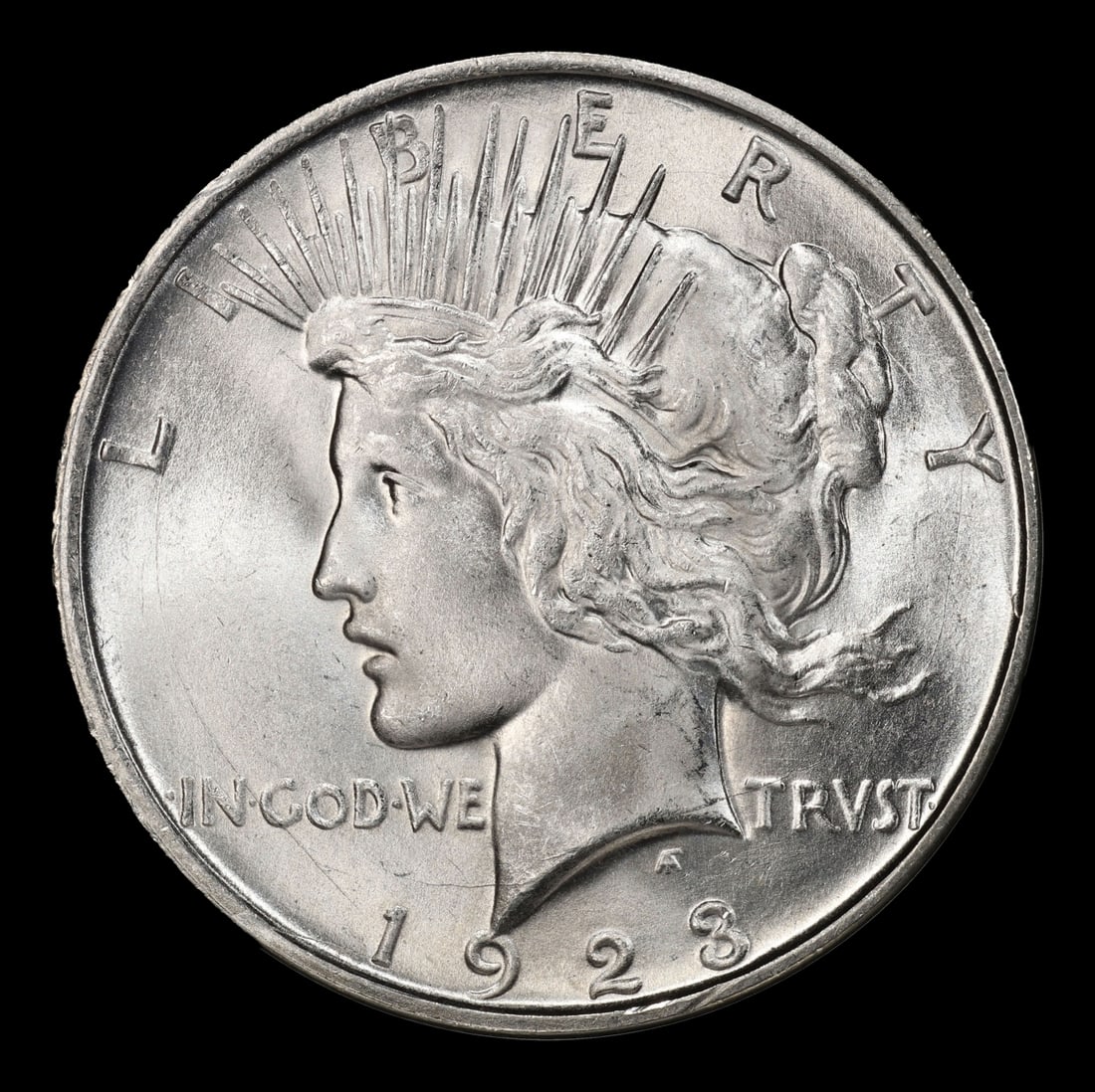 1923-d Peace Dollar Near Top Pop $1 ms66 SEGS - 2