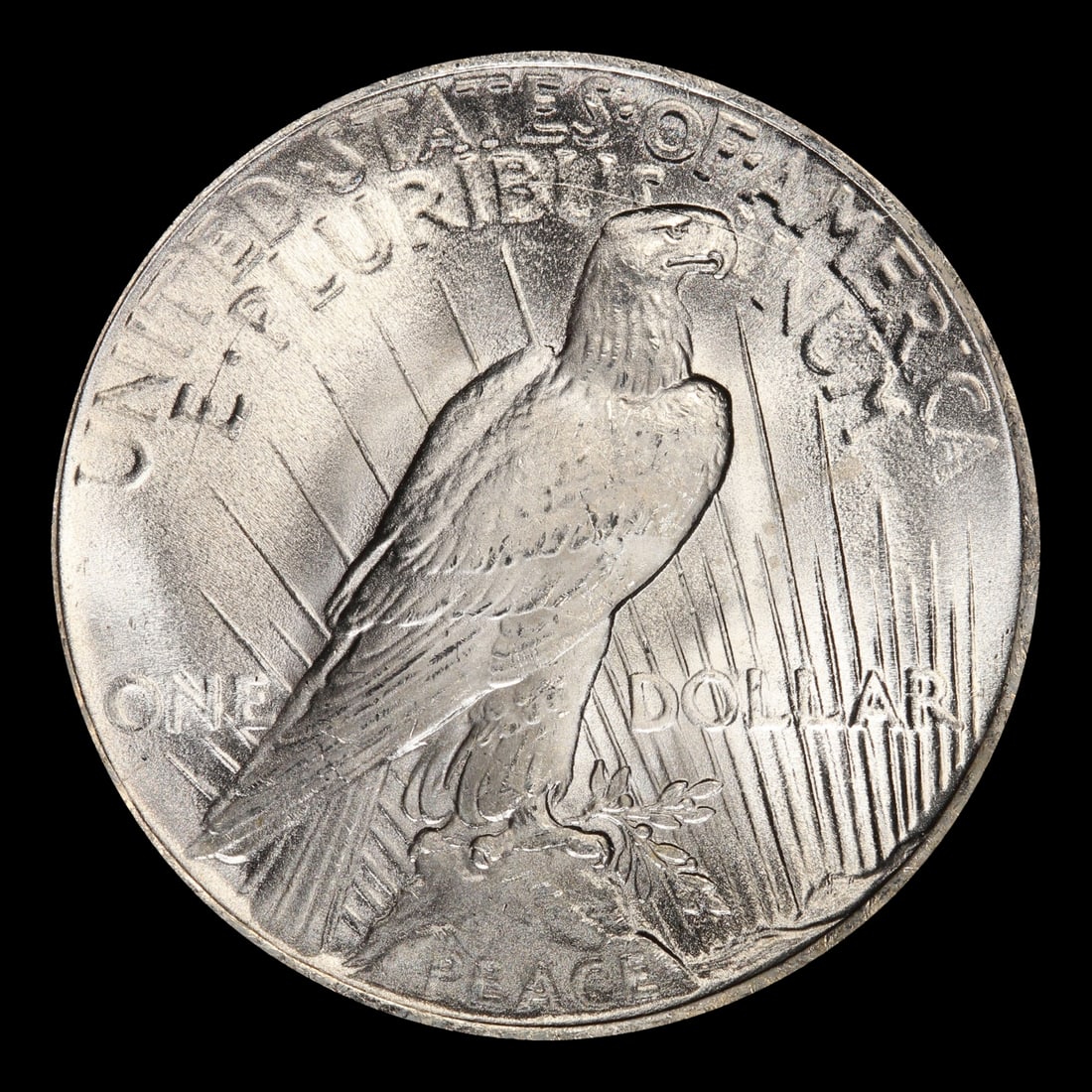 1923-p Peace Dollar Near Top Pop $1 ms67 SEGS - 3