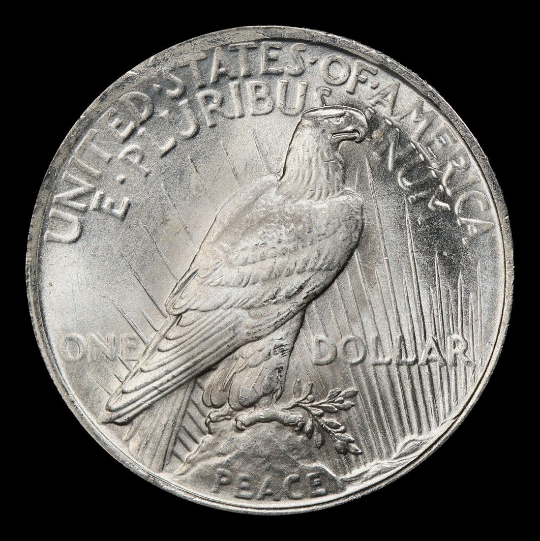1923-p Peace Dollar Near Top Pop $1 ms67 SEGS - 3