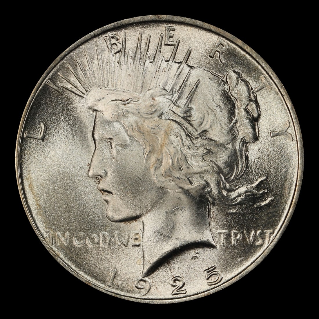 1925-p Peace Dollar Near Top Pop $1 ms67 SEGS - 2