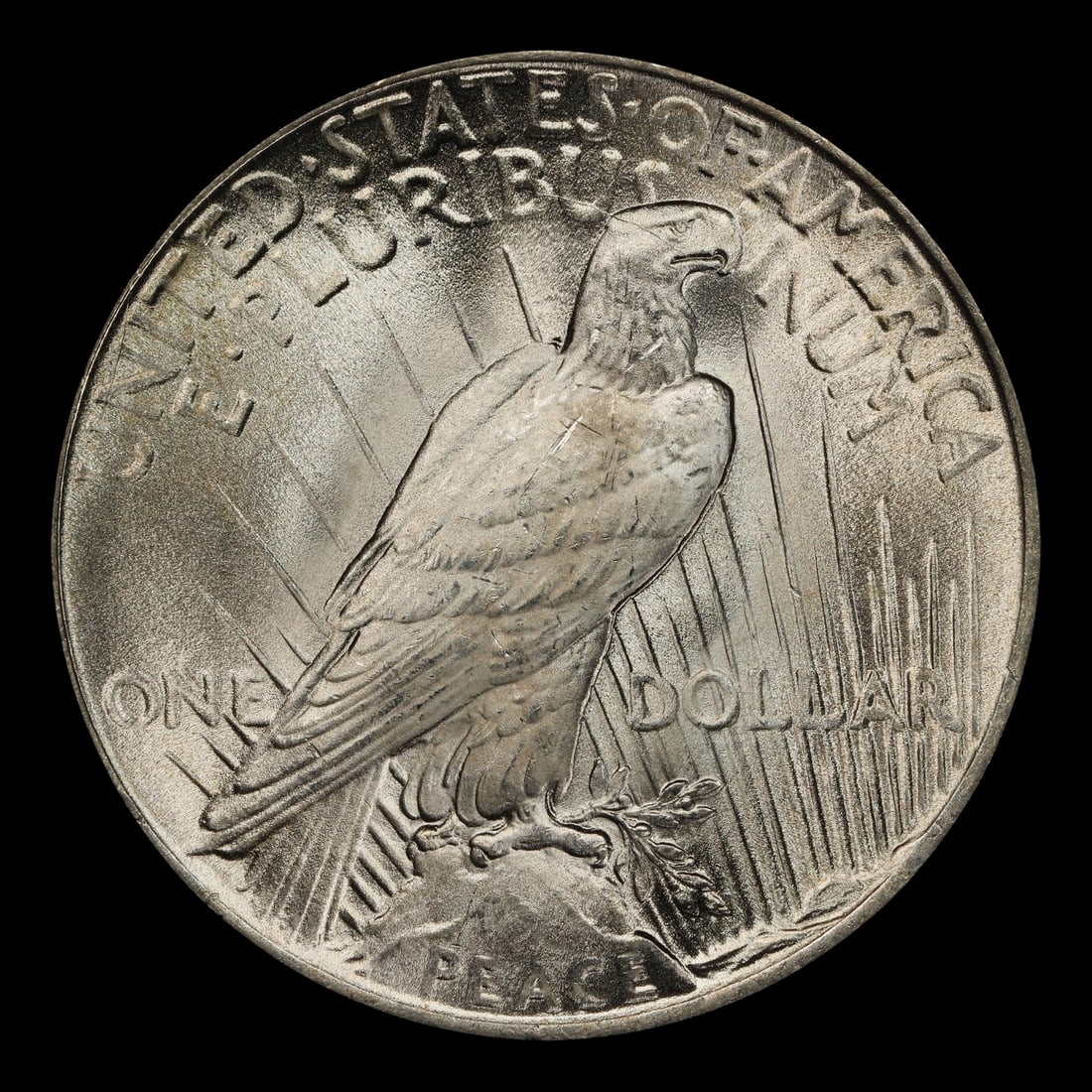 1925-p Peace Dollar Near Top Pop $1 ms67 SEGS - 3