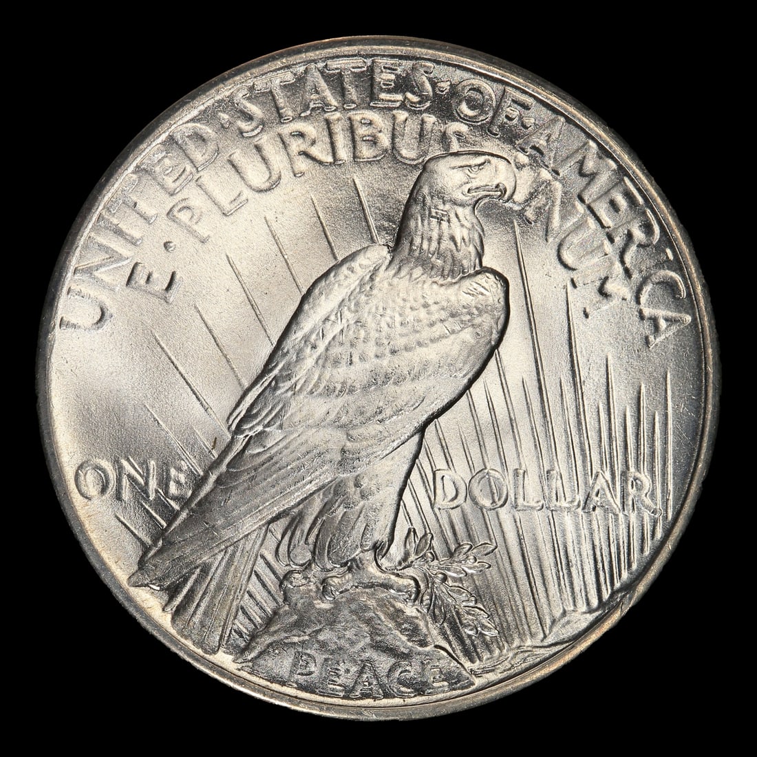 1925-p Peace Dollar Near Top Pop $1 ms67 SEGS - 3