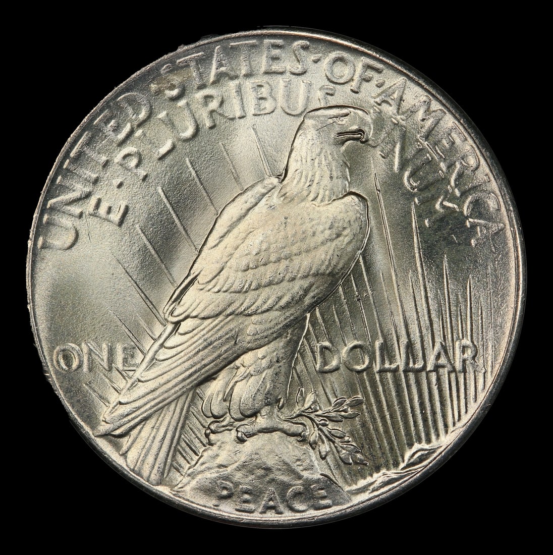 1925-p Peace Dollar Near Top Pop $1 ms67+ SEGS - 3