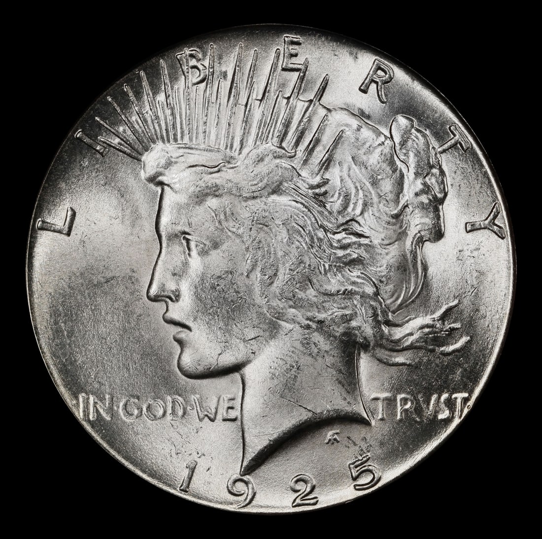 1925-s Peace Dollar $1 Grades ms63 - 2