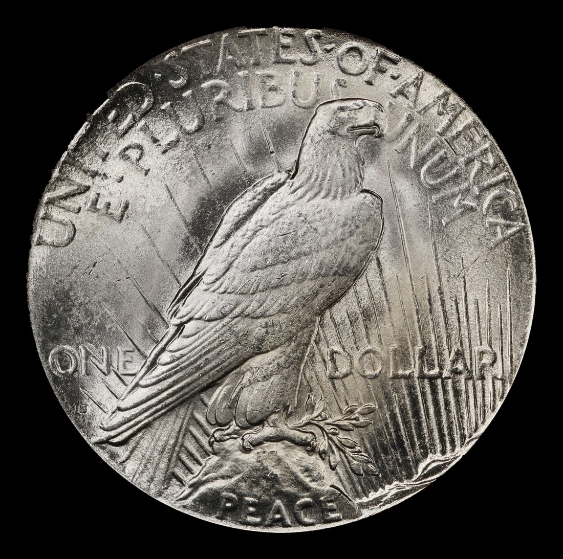 1925-s Peace Dollar $1 Grades ms63 - 3
