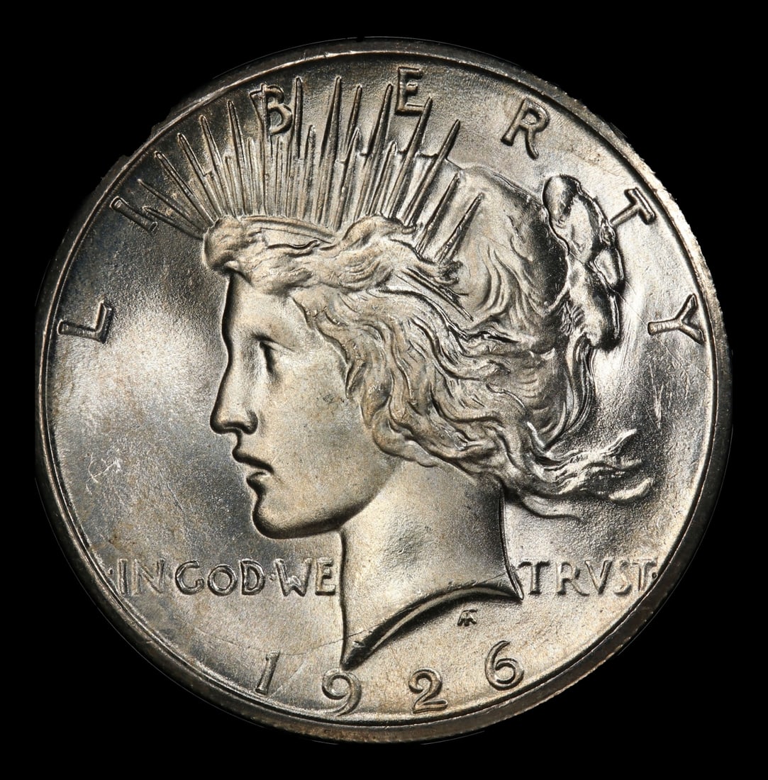 1926-d Peace Dollar Near Top Pop $1 ms66+ SEGS - 2