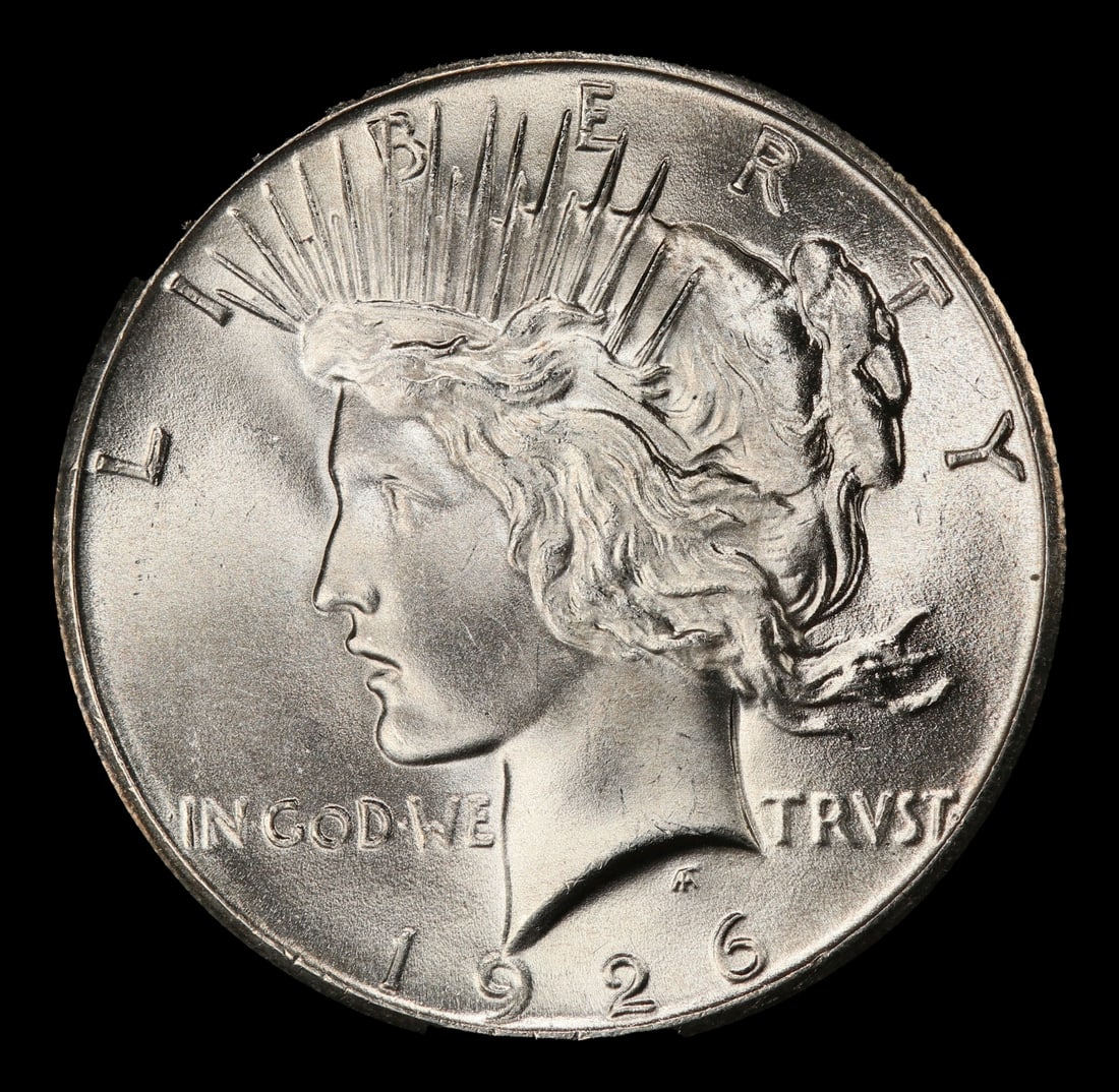 1926-p Peace Dollar $1 ms65+ SEGS - 2