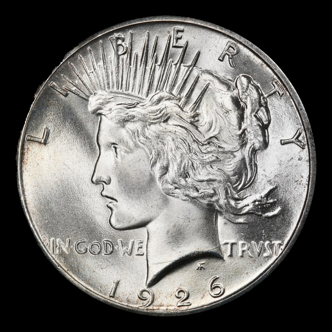 1926-p Peace Dollar Near Top Pop $1 ms66 SEGS - 2
