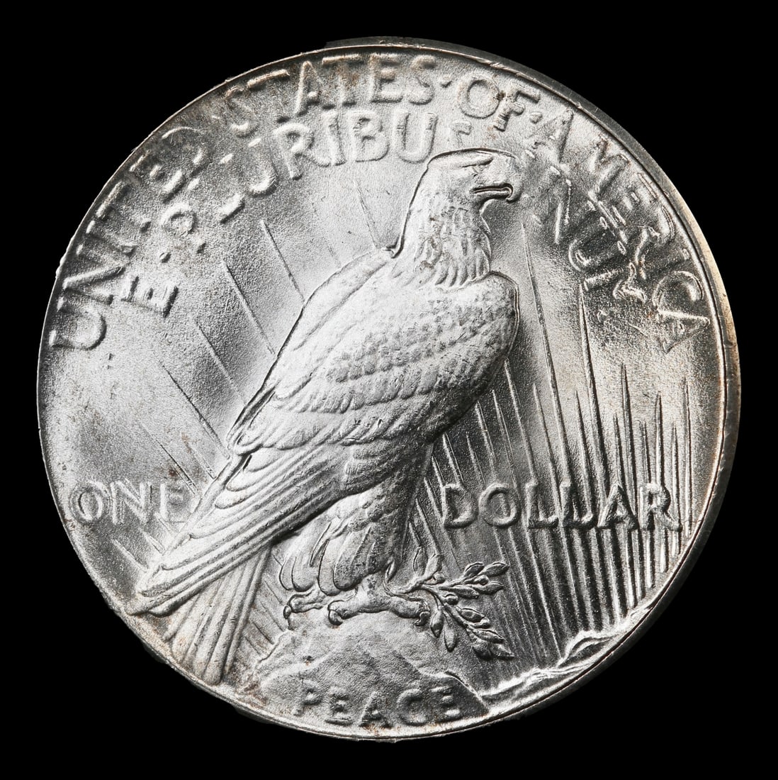 1926-p Peace Dollar Near Top Pop $1 ms66 SEGS - 3