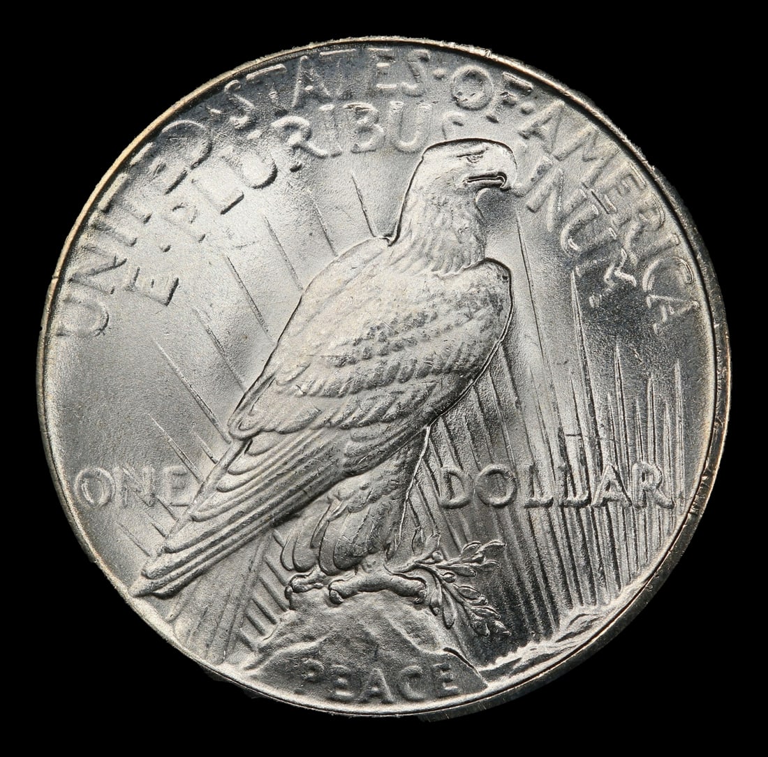 1926-p Peace Dollar Near Top Pop $1 ms66 SEGS - 3
