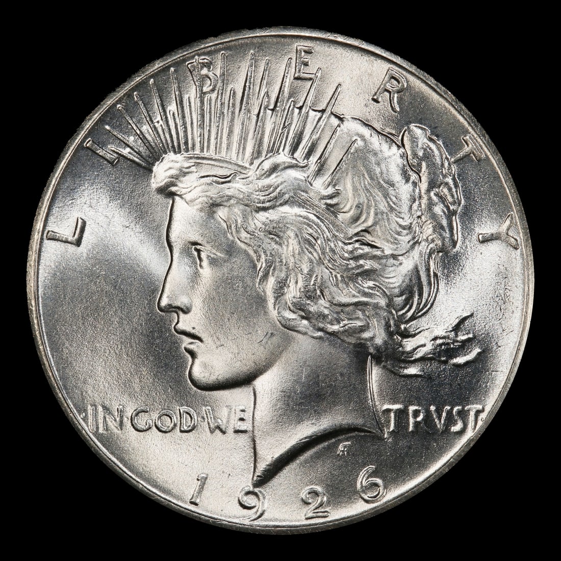 1926-p Peace Dollar Near Top Pop $1 ms66 SEGS - 2