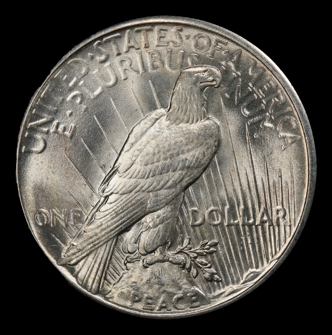 1926-p Peace Dollar Near Top Pop $1 ms66+ SEGS - 3