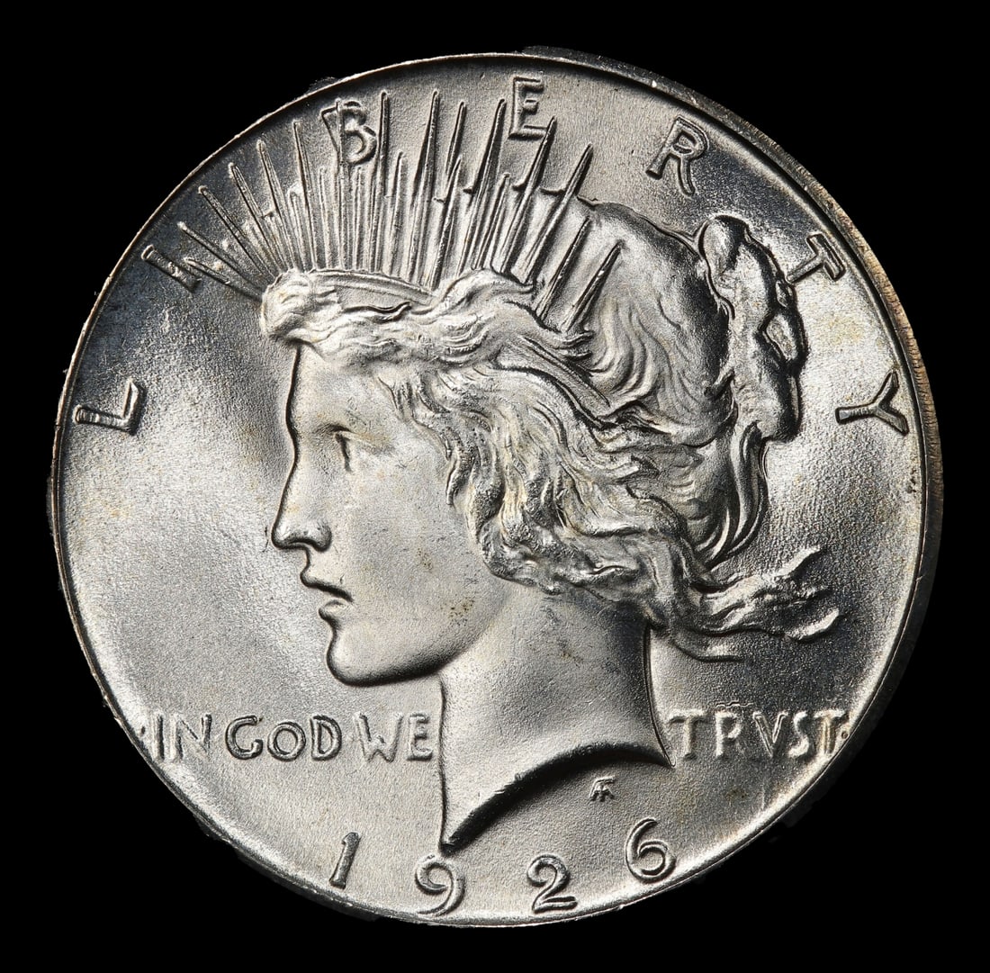 1926-p Peace Dollar Near Top Pop $1 ms66+ SEGS - 2