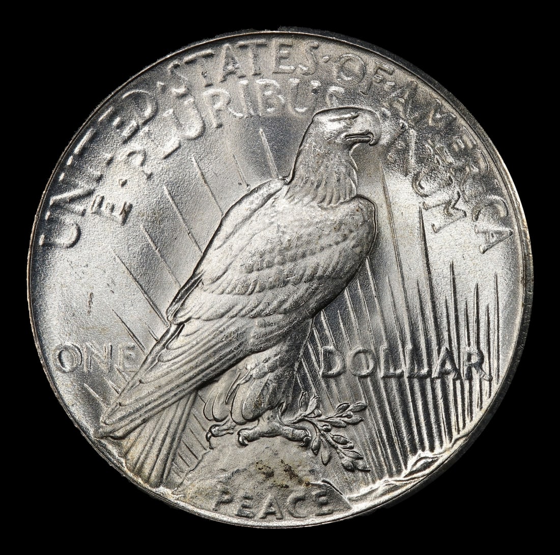 1926-p Peace Dollar Near Top Pop $1 ms66+ SEGS - 3