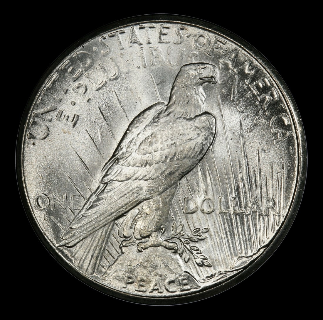 1926-s Peace Dollar $1 Grades ms65 - 3