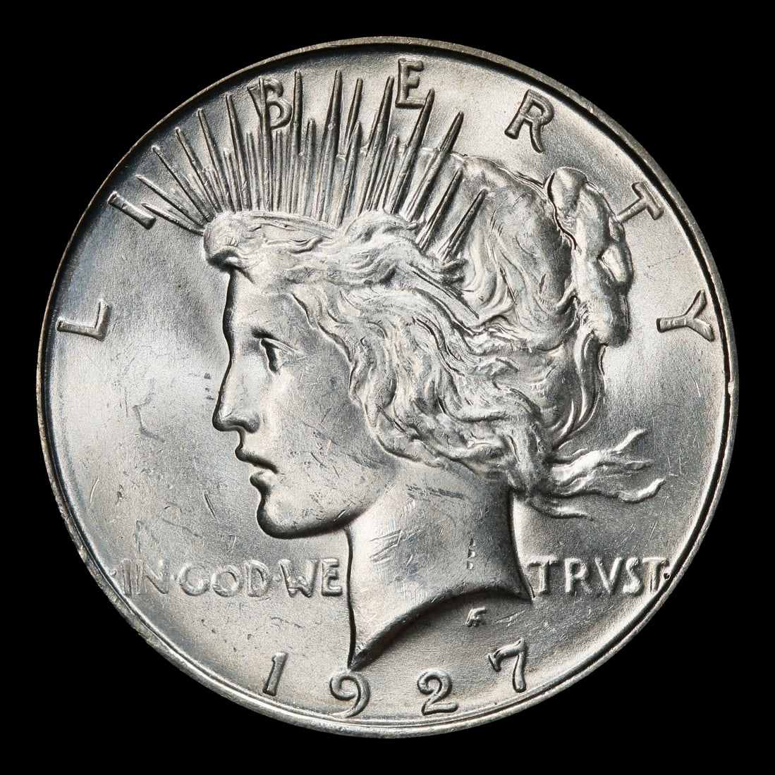 1927-d Peace Dollar $1 Grades ms63 - 2