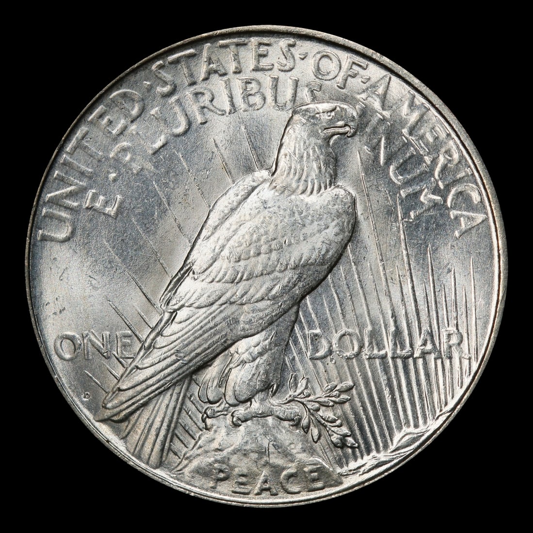 1927-d Peace Dollar $1 Grades ms63 - 3
