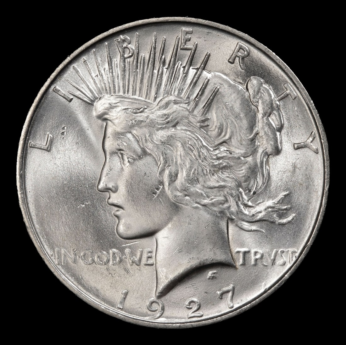 1927-d Peace Dollar $1 ms64+ SEGS - 2