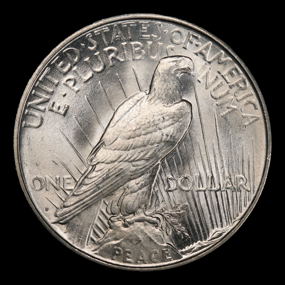 1927-d Peace Dollar Near Top Pop $1 ms65+ SEGS - 3