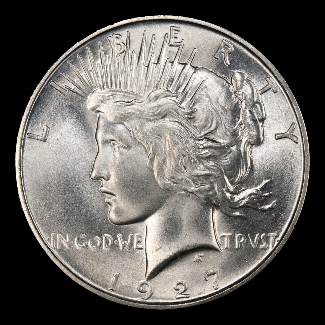 1927-d Peace Dollar Near Top Pop $1 ms65+ SEGS - 2