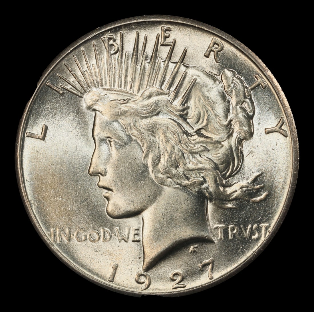 1927-p Peace Dollar $1 Grades ms63 - 2