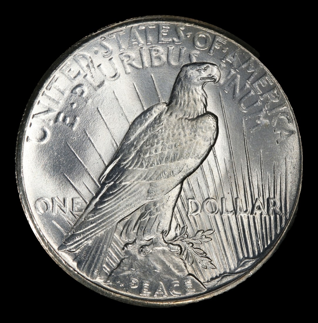 1927-p Peace Dollar $1 Grades ms63+ - 3