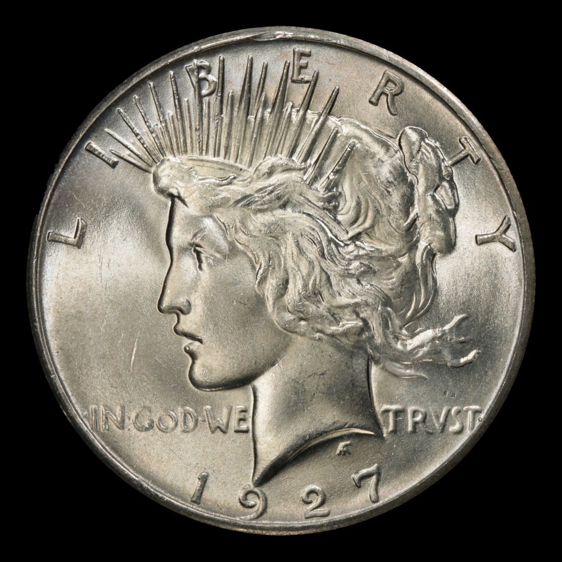 1927-p Peace Dollar $1 Grades ms64+ - 2