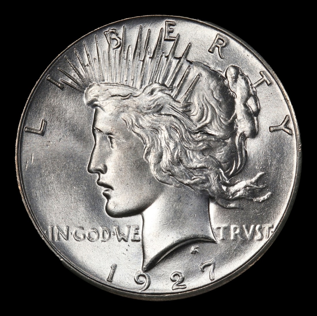 1927-p Peace Dollar Near Top Pop $1 ms65 SEGS - 2