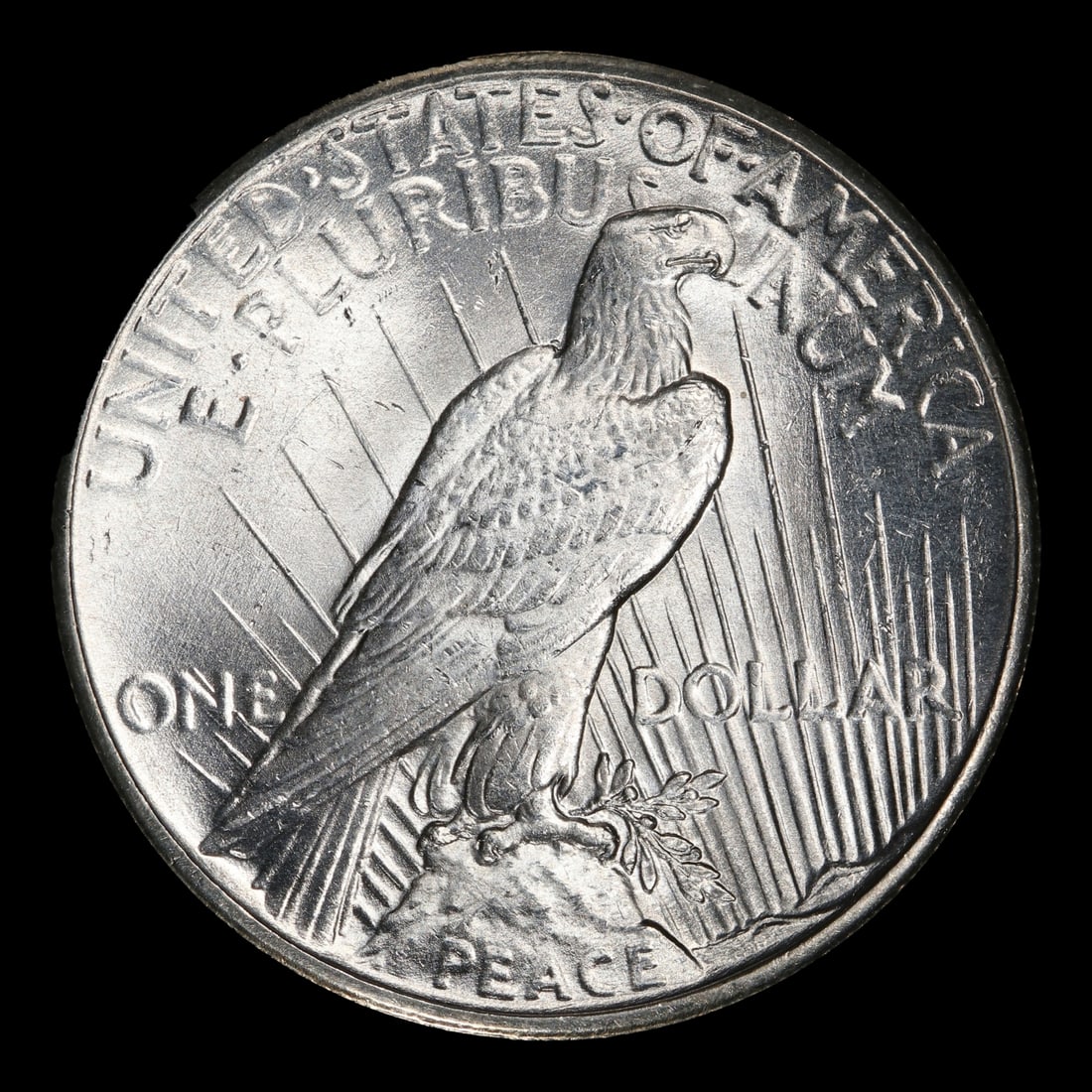 1927-p Peace Dollar Near Top Pop $1 ms65 SEGS - 3