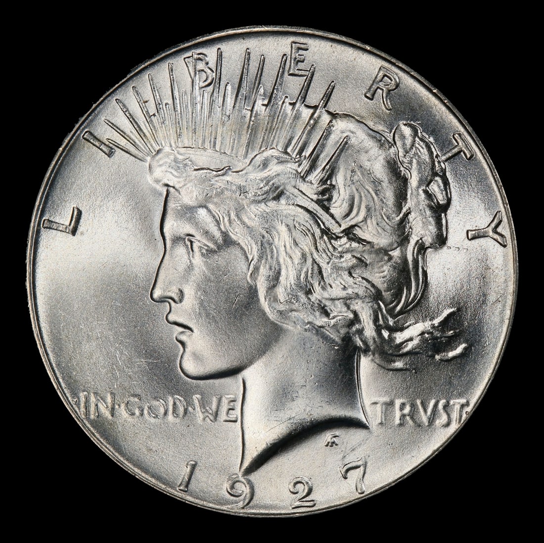 1927-p Peace Dollar TOP POP! $1 ms66 SEGS - 2