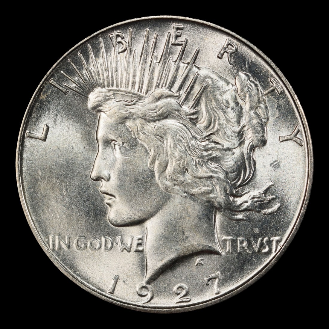 1927-s Peace Dollar $1 Grades ms63 - 2