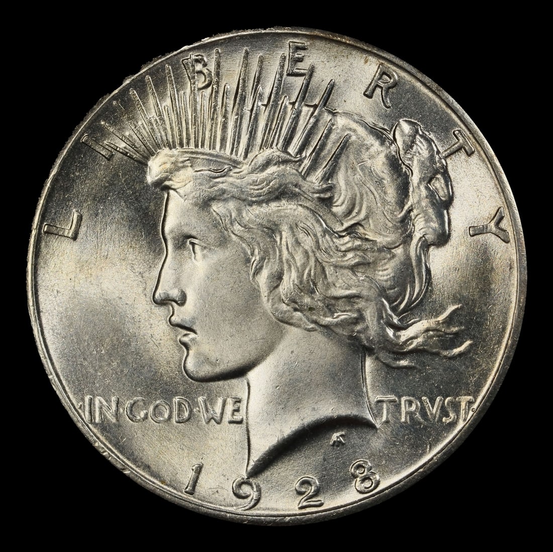 1928-p Peace Dollar $1 Grades ms63 - 2