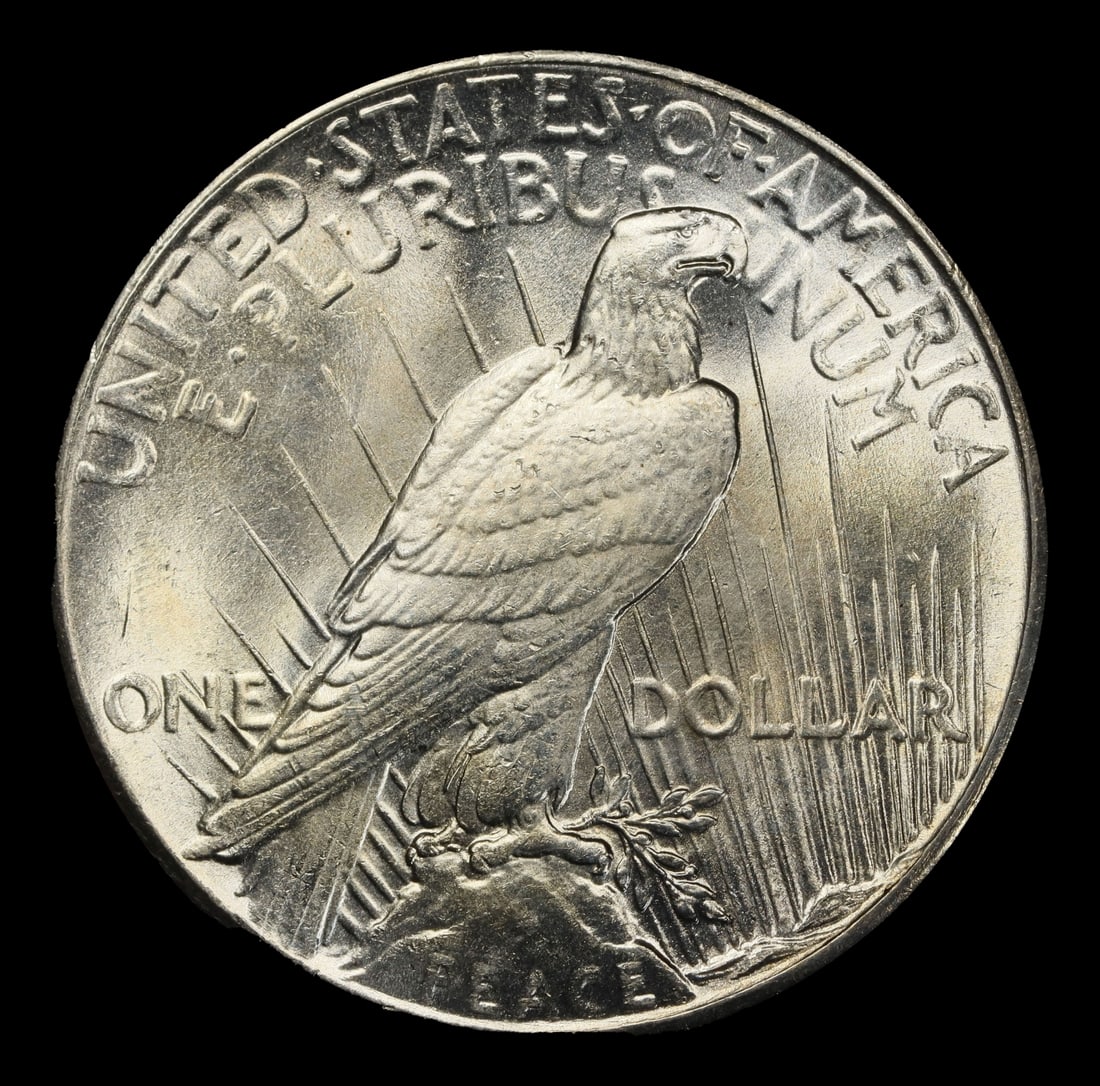 1928-p Peace Dollar $1 Grades ms63 - 3