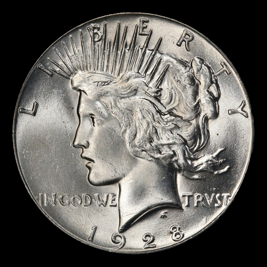 1928-p Peace Dollar $1 Grades ms63 - 2
