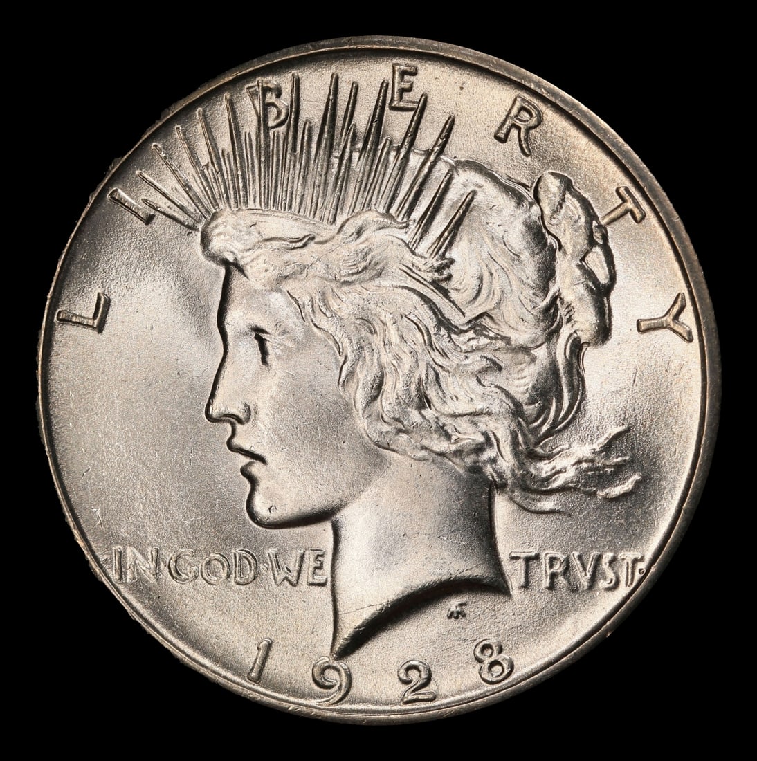 1928-p Peace Dollar $1 ms65 SEGS - 2