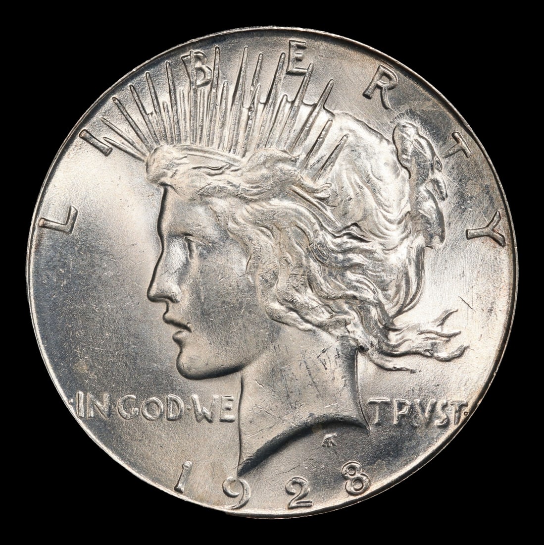 1928-s Peace Dollar $1 Grades ms63 - 2