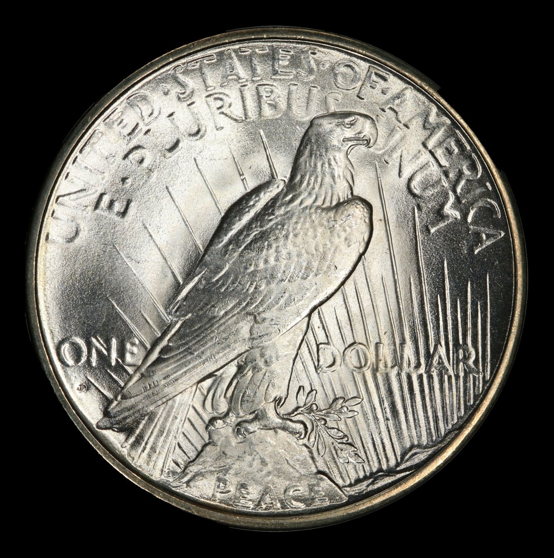 1934-d Peace Dollar Near Top Pop $1 ms66+ SEGS - 3