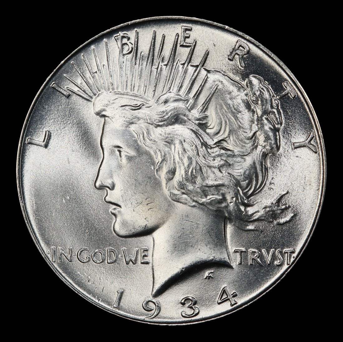 1934-p Peace Dollar $1 Grades ms64 - 2