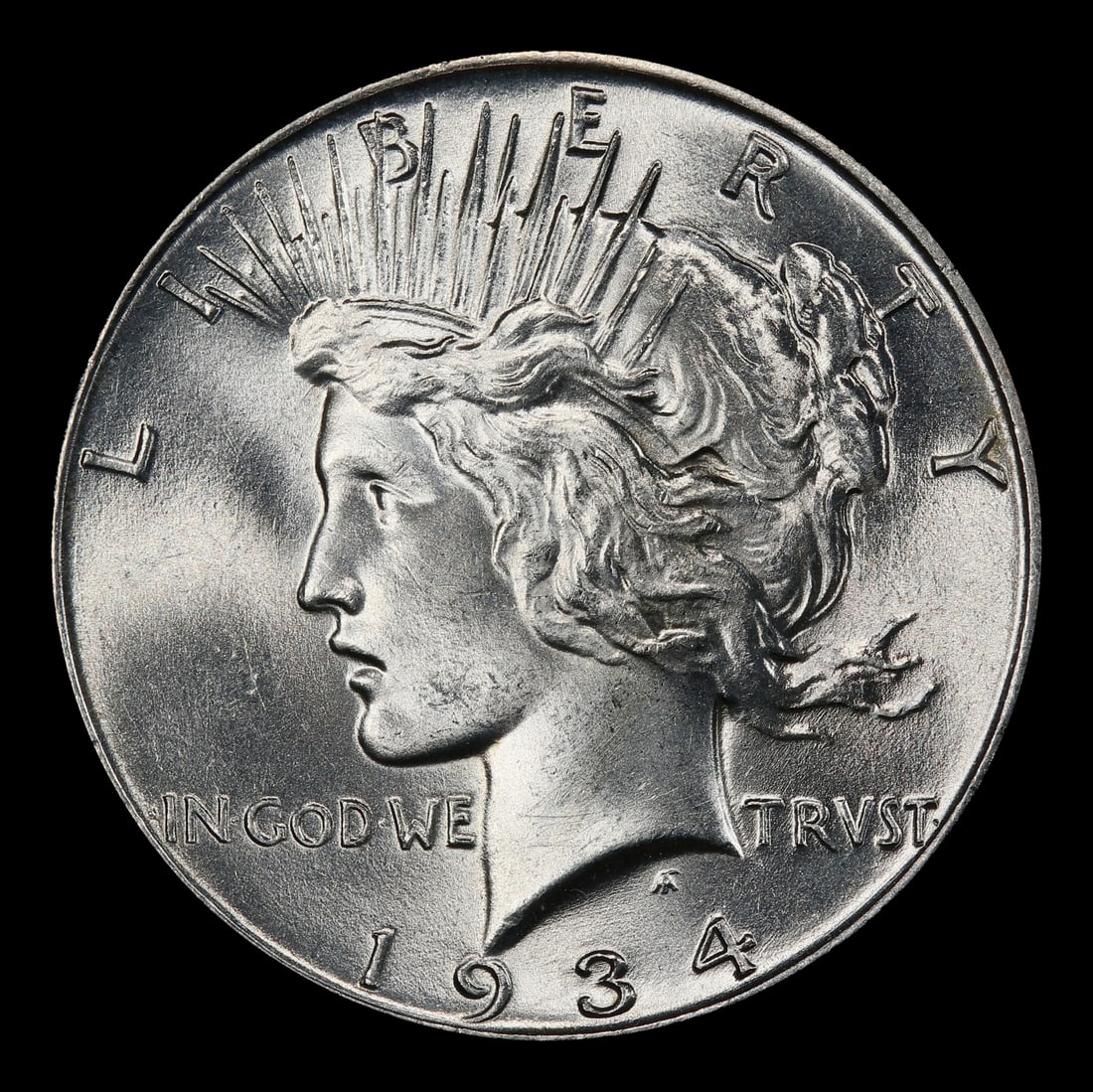 1934-p Peace Dollar $1 Grades ms65 - 2