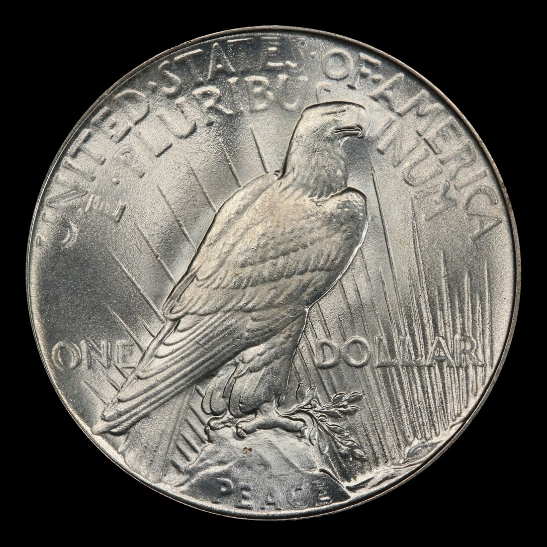 1934-p Peace Dollar Near Top Pop $1 ms66 SEGS - 3